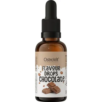 Fitness strava Ostrovit Flavour drops 30 ml Příchuť: čokoláda