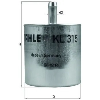 Palivový filtr Palivový filtr KNECHT KL 315