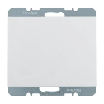 vypínač Berker Záslepka s centrálním dílem, K.1/K.5 Barva: Bílá, Povrch: Lesk