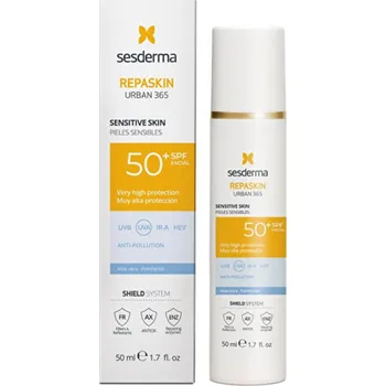 Přípravek na opalování Sesderma Repaskin Urban 365 Sensitive Skin SPF 50+ - Opalovací krém na obličej pro citlivou pleť 50 ml