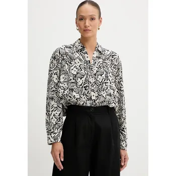 Pánská košile Košile Tommy Hilfiger WW0WW45899 černá 99A, vel. 38