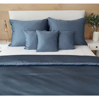 Povlečení Povlečení Luna modrošedá: 140x200cm, 70x90cm