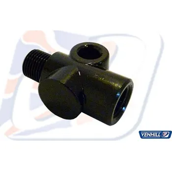 I-connector Venhill POWERHOSEPLUS 776/4/BLACK M10x1 1/8th BSP černá