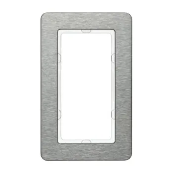 Elektrická zásuvka Rámeček s velkým výřezem, Berker Q.7, nerezová ocel kartáčovaná