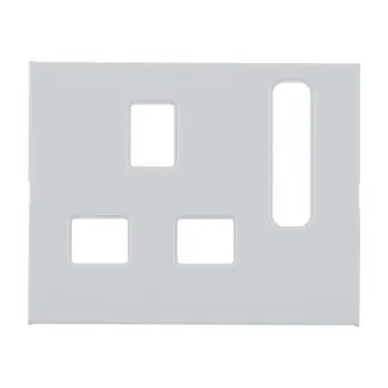 Elektrická zásuvka Centrální díl pro zásuvku British standard, Berker K.1/K.5 Barva: Bílá, Povrch: Lesk