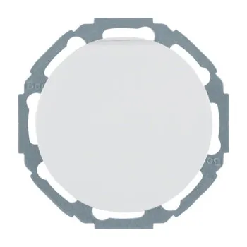 Elektrická zásuvka Berker Zásuvka SCHUKO s víčkem, natočení o 45°, serie 1930/R.classic Barva: Bílá, Povrch: Lesk