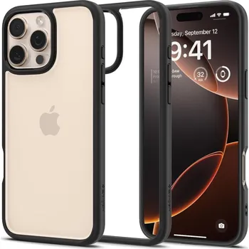 Náhradní kryt pro mobilní telefon Kryt Spigen Ultra hybrid iPhone 16 Pro Max matte black
