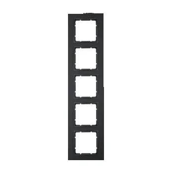 Elektrická zásuvka Rámeček Berker B.7, antracit, mat Rozměry: 5-násobný