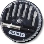 STANLEY 7dílná sada bitů, 1/4", ploché, Pz