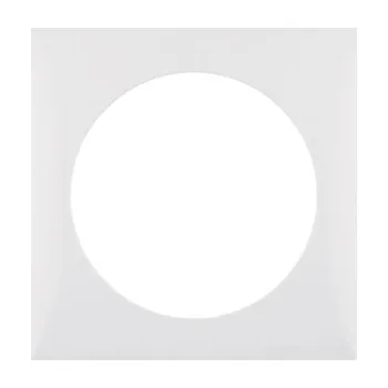 Elektrická zásuvka Berker Rámeček Integro Flow, bílá, lesk Rozměry: 1-násobný