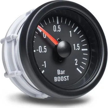 Budík Přídavný budík do auta Auto Gauge - ukazatel tlaku turba, černý
