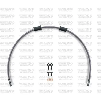 Hadice zadní brzdy Venhill POWERHOSEPLUS DUC-9008RB (1 hadice v sadě) Průhledné hadice, černé koncovky