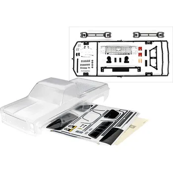 RC vybavení TRX-4 Chevrolet K10 1979: Karosérie Chevrolet K10 1979 červená