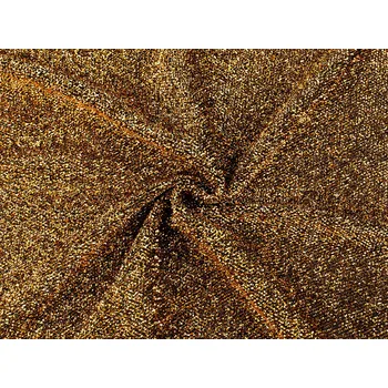 Dekorační třpytivá látka s kovovým lesklým povrchem