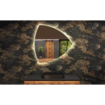 Zrcadlo LED zrcadlo do koupelny s nepravidelným tvarem T221