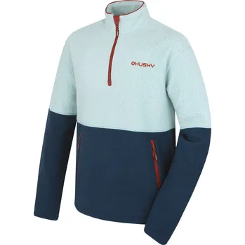 Husky Pánská fleecová mikina Addy M XXXL, mint/blue