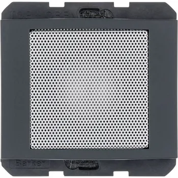 Elektrická zásuvka Reproduktor vestavný Berker K.1/K.5 Barva: Antracit, Povrch: Mat