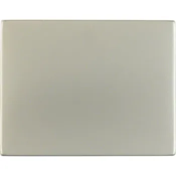 Elektrická zásuvka Kolébka, Berker K.1 Barva: Nerezová ocel, Povrch: Mat