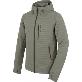Pánská mikina Husky Pánská mikina s kapucí Anara M XXL, khaki