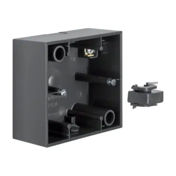 Elektroinstalační krabice Krabice pro nástěnnou montáž Berker B.3/B.7, antracit, mat Rozměry: 1-násobný