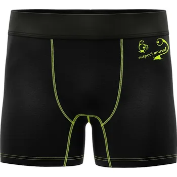 Dětské funkční trenýrky T-REX černá Bamboo Ultra - Žlutá neon / 120