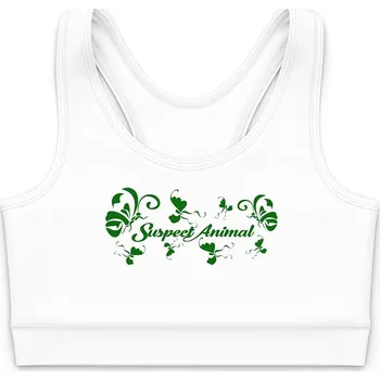 Dívčí funkční top T-REX bílá Bamboo Ultra - Zelená / 120