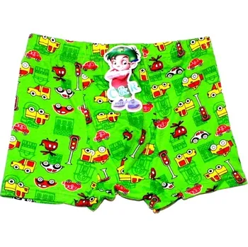 Chlapecké trenýrky s auty pro kluky 8803 zelené 776/33