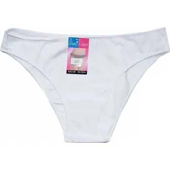 Dámské bokové jednobarevné kalhotky 70014 bílé