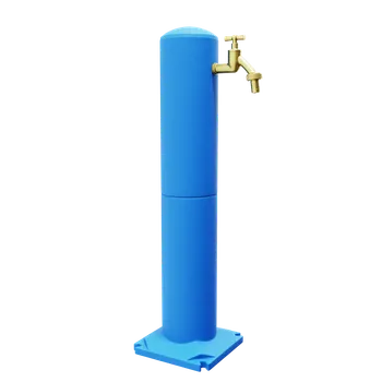 Zavlažovač UH Plast Zahradní vodní vývod s mosazným kohoutkem