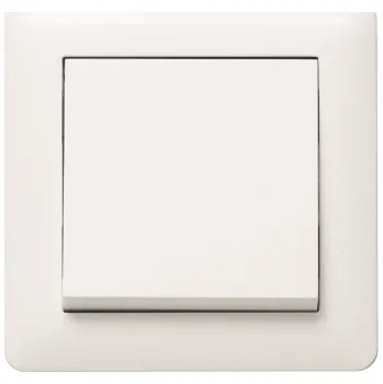 vypínač Hager Vypínač Lumina soul bílý kompletní (řazení 1, jednopólový)