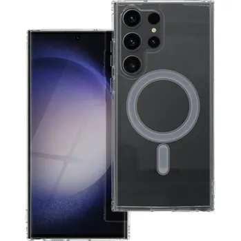 Náhradní díl pro mobilní telefon Kryt Clear Mag Cover Case Kompatibilní s Magsafe Samsung Galaxy S23 Ultra
