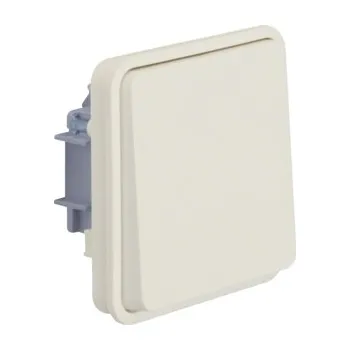 vypínač Tlačítko řazení 6, přístroj, IP 55, Berker W.1, bílá, mat