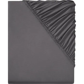 Prostěradlo LIVARNO home Žerzejové napínací prostěradlo Modal, 180-200 x 200 cm (tmavě šedá)