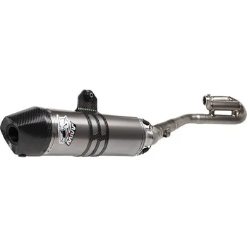 Výfuk pro motocykl Výfuk kompletní 1x1 MIVV OVAL M.YA.024.S4C.F Titan / Karbonové víčko
