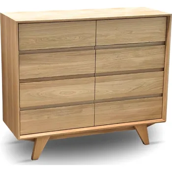 Komoda Dřevěná komoda z masivu Postelia ROMA 8 zásuvek