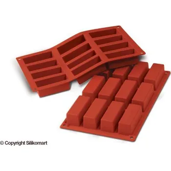 Forma na pečení SILIKOMART SILIKONOVÁ FORMA (TERAKOTA) - KVÁDR 70ml