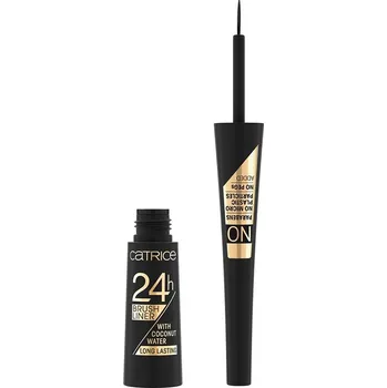 Oční linky Catrice 24H Brush Liner tekutá oční linka 3 ml 010 Ultra Black
