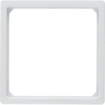 Elektrická zásuvka Mezirámeček pro středový díl 50x50 mm Berker Q.1/Q.3/Q.7/Q.9 Barva: Bílá, Povrch: Sametová