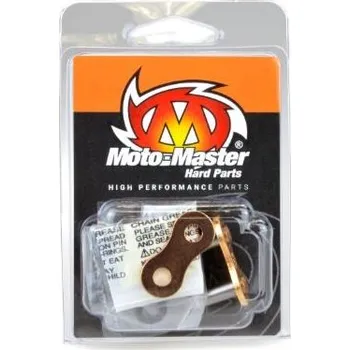 Řetězová sada pro motocykl MOTO-MASTER článků propojení včetně spojky V4-520 ( O-kroužek) barva zlatá - 1 kus (MOTO-MASTER článků propojení včetně spojky V4-520 ( O-kroužek) barva zlatá - 1 kus)