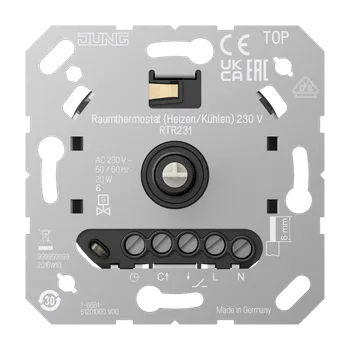 Termostat Jung Pokojový termostat (vytápění/chlazení) 230 V