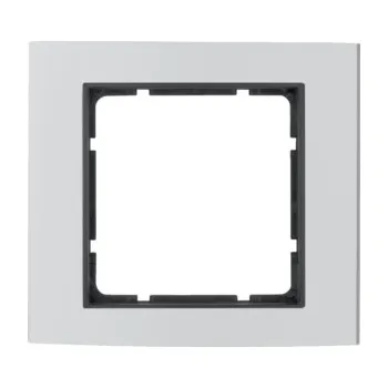 Elektrická zásuvka Rámeček Berker B.3, alu/antracit Rozměry: 1-násobný