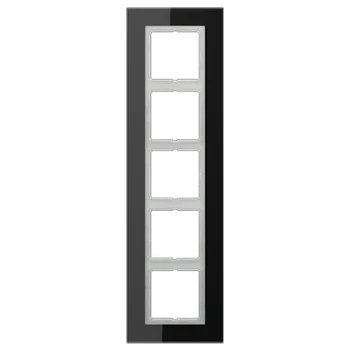 Rámeček, JUNG LS990, černé sklo Vyberte rámeček a barvu: 3-násobný