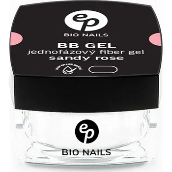 BIO NAILS BB gel FIBER SANDY ROSE jednofázový hypoalergenní Objemy: 5 ml
