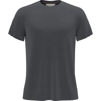 Pánské tričko Tričko s krátkým rukávem pánské ICEBREAKER M Mer Core SS Tee GRAPHITE - S