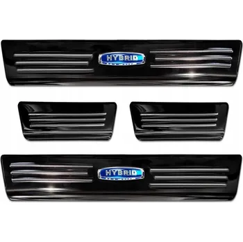Lišta karosérie Ochranné kryty prahů, Ford Kuga III, 2019- , Hybrid , Glossy black