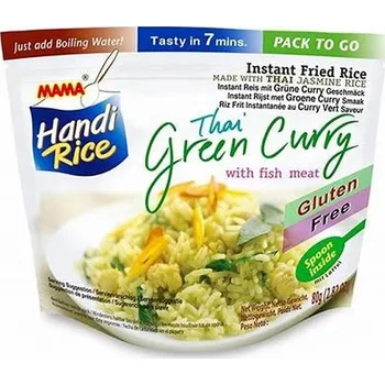 Instantní rýže se zeleným kari s rybím masem 80 g - MAMA