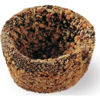 Trvanlivě pečivo Pastry vaflová miska v kakaové polevě s amaretto křupinkami 4,5cm v.2,1cm 18ks