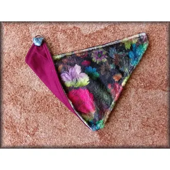 ROHOVÁ HAMAKA vínová + květy