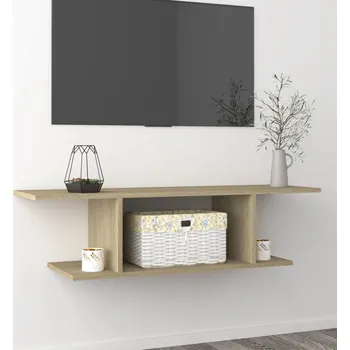 Televizní stolek vidaXL Nástěnná TV skříňka 103 x 30 x 26,5 cm [806987] dub sonoma