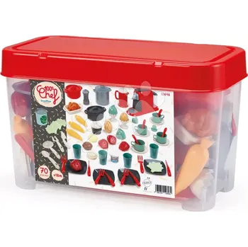 Dětská kuchyňka Velká jídelní souprava a potraviny Ecoiffier